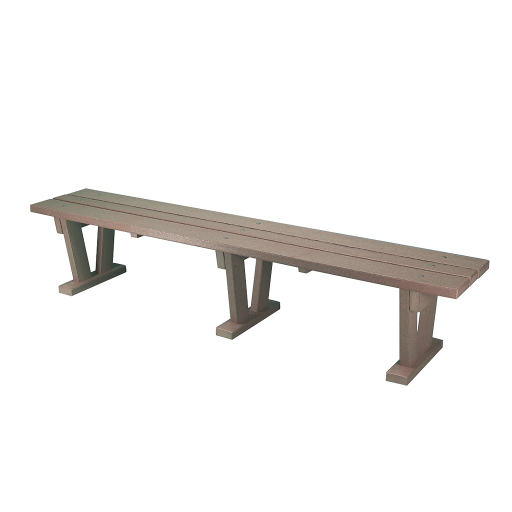WIDE PLASTIC BENCH - 8 FT
