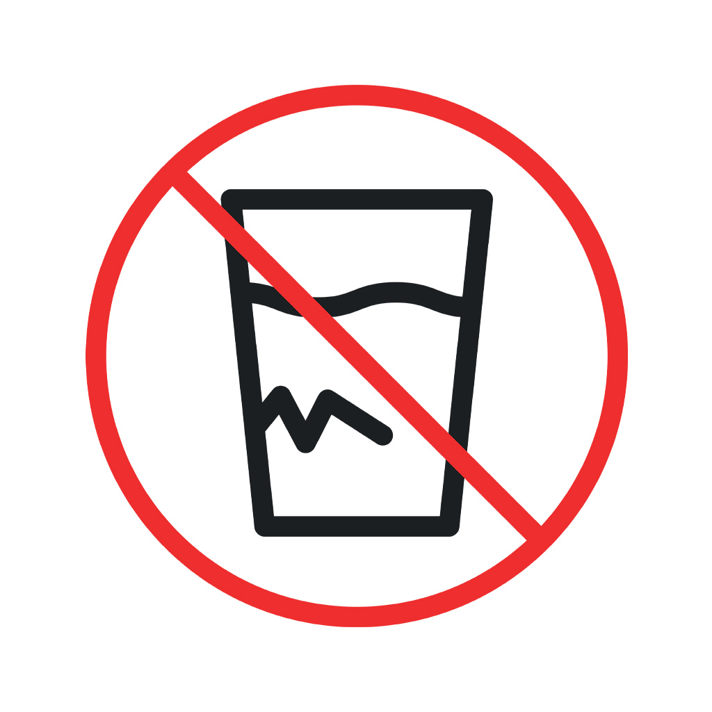 PICTOGRAM NO GLASS