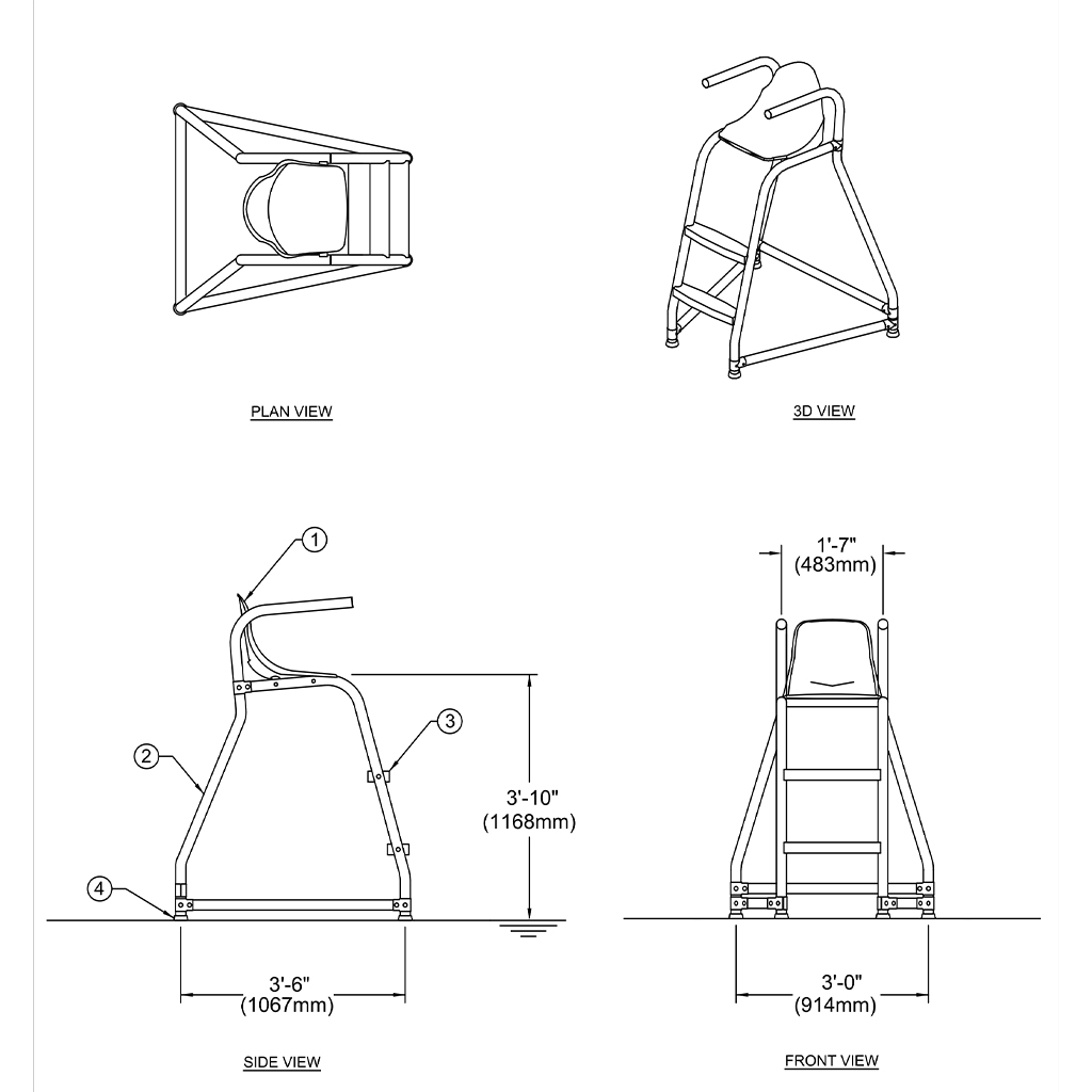 PORTABLE CHAIR 2 STEPS