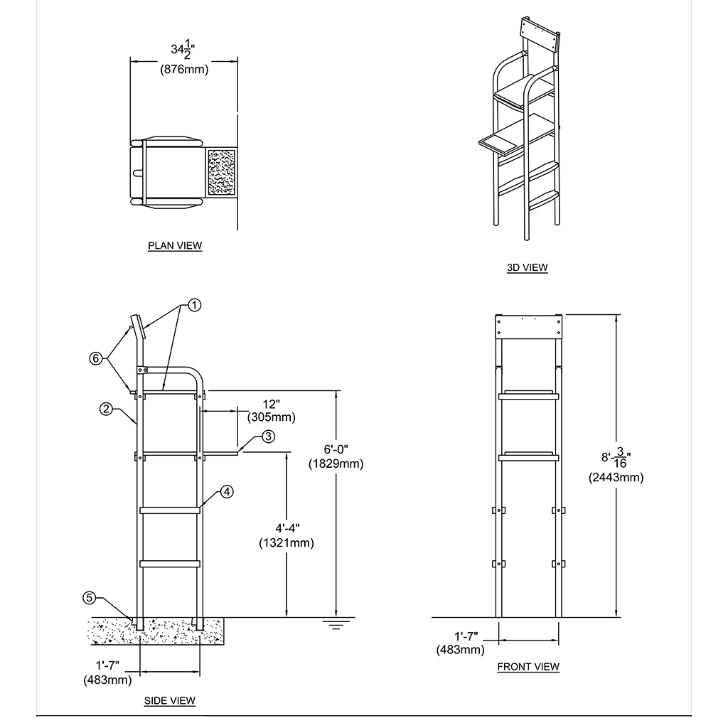 PORTABLE CHAIR 4 STEP