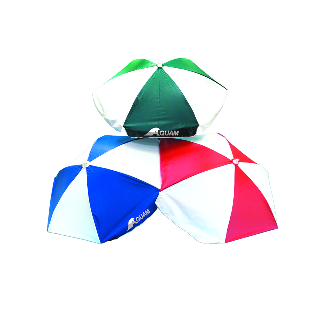 VINYL UMBRELLA BLUE-WHITE