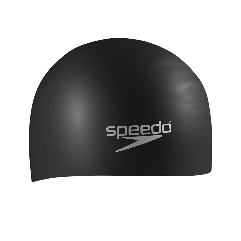 SPEEDO LONG HAIR SILICONE CAP BLACK