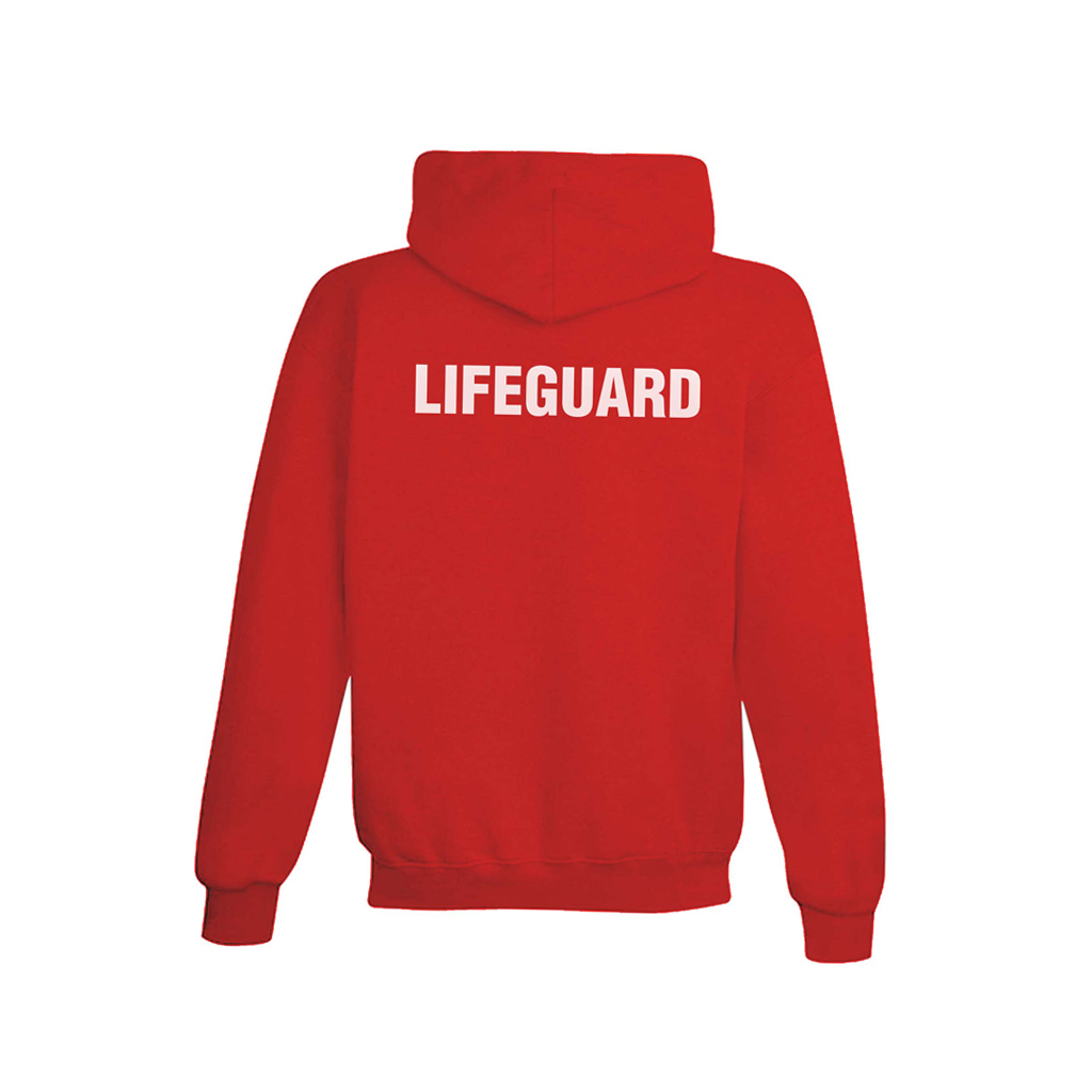 Red Lifeguard hoodie - LIFEGUARD