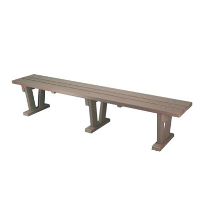 BANC LARGE DE PLASTIQUE - 2 PI