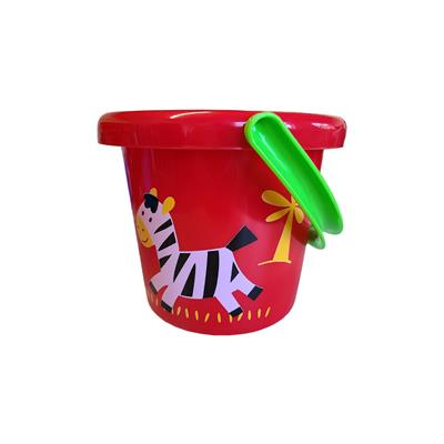 BUCKET WITH DECORATION 7"