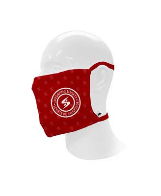 LIFESAVING NON MEDICAL MASK (INCLUDING FILTER POCKET) - RED