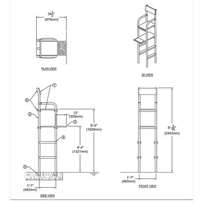 PORTABLE CHAIR 4 STEP