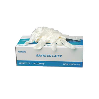 NON-STERILE LATEX GLOVES SMALL (100)